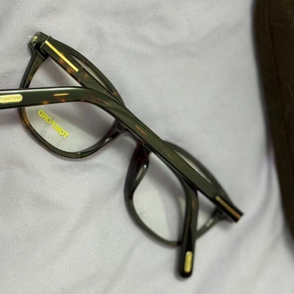 Tom Ford Tortoise Round Glasses - Viral Preppy Aesthetic main image 9